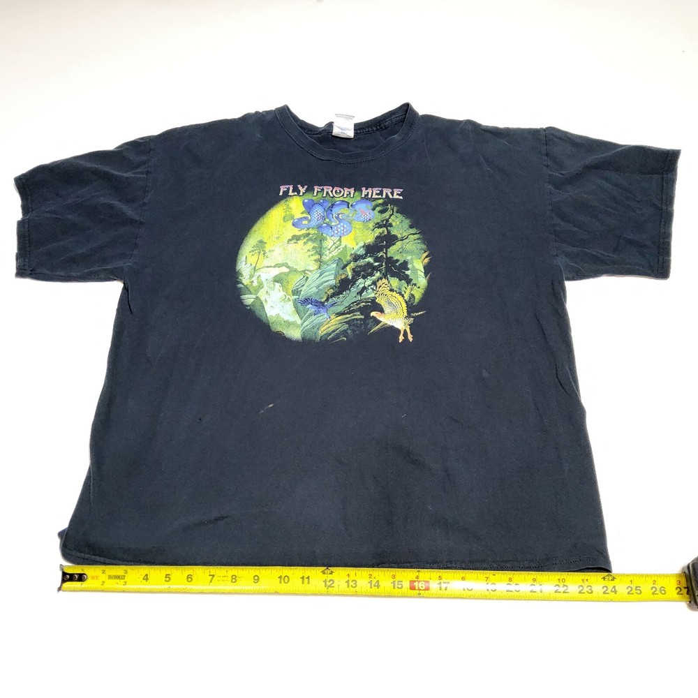 Yes 2011 Tour T Shirt Fly art From Here ROCK Band gildan cotton graphics xxl
