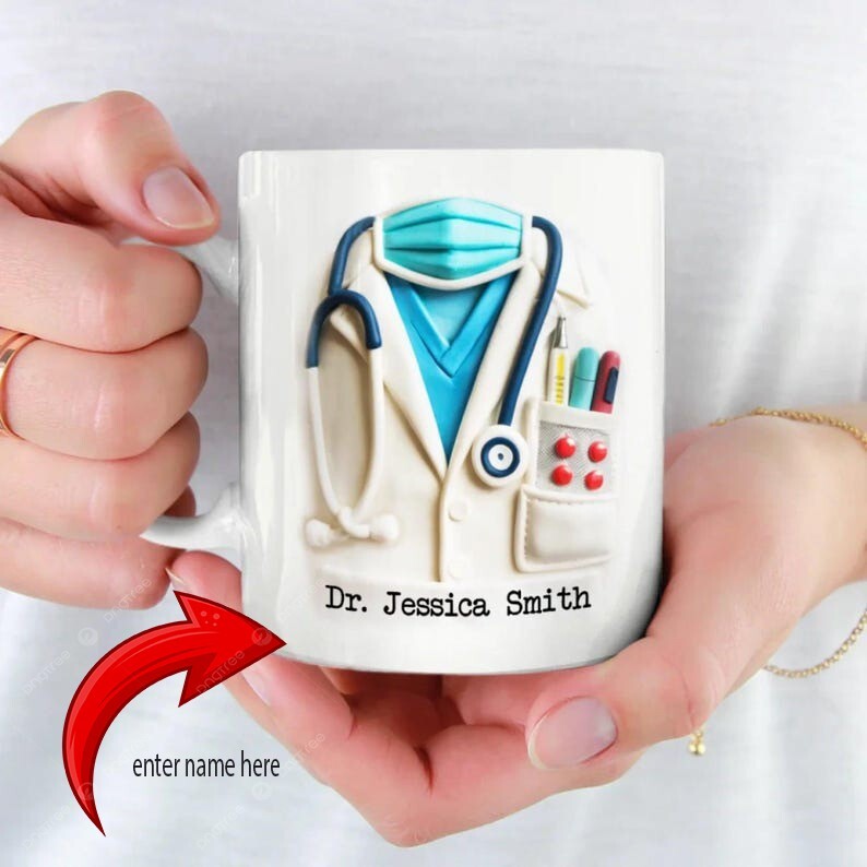 Custom Engraved Doctor Coffee Mug - Perfect Gift for Physicians-image