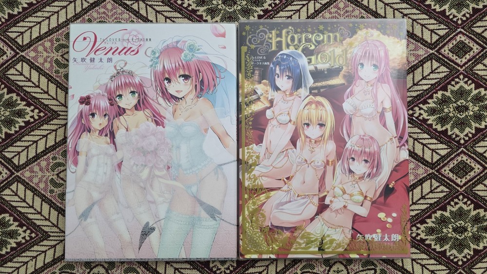 To Love-Ru Darkness Venus Harem Gold Art Book Set 2 Books