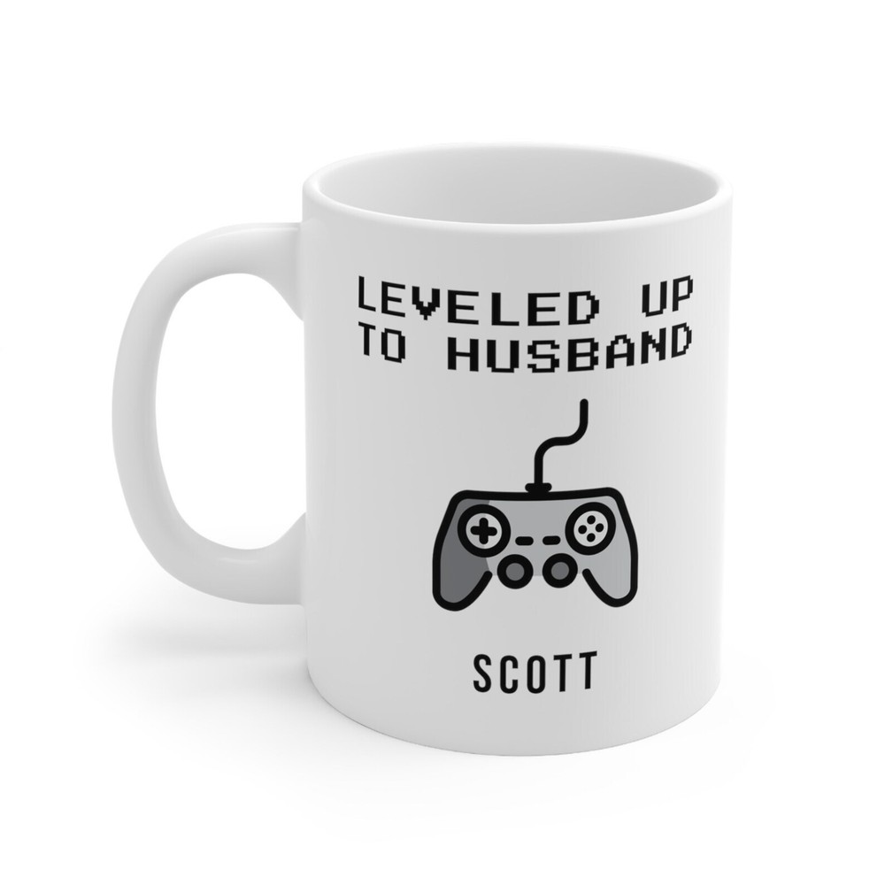 Personalized Husband Gamer Mug Funny Husband Gift New Husband Mug Name Mug