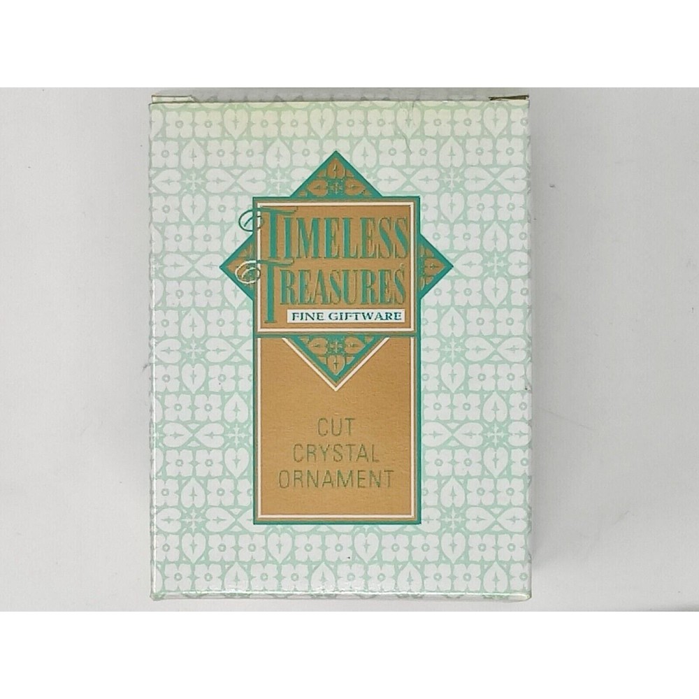 Timeless Treasures Cut Crystal Snowman Ornament