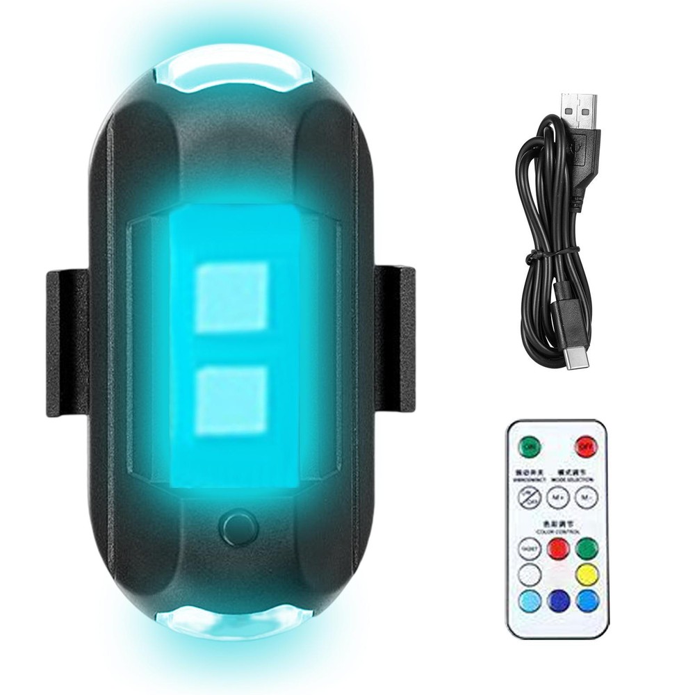 Police Strobe Flash Light Kit Amber White Emergency Dash Warning Lamp  