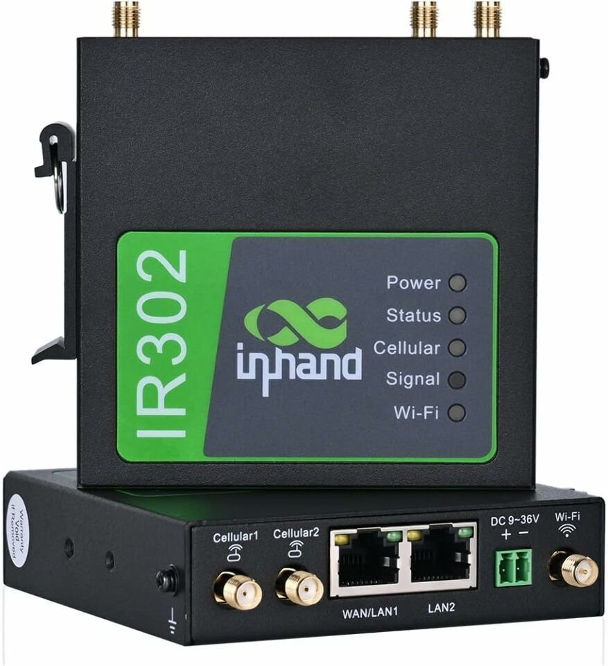 InHand Networks IR302 Industrial IoT 4G LTE VPN Cellular Router-image
