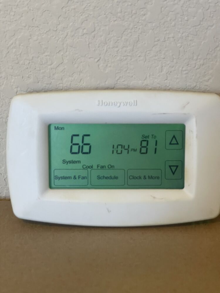 Honeywell RTH7600D1030 Home 7-Day Programmable Thermostat Touchscreen Display