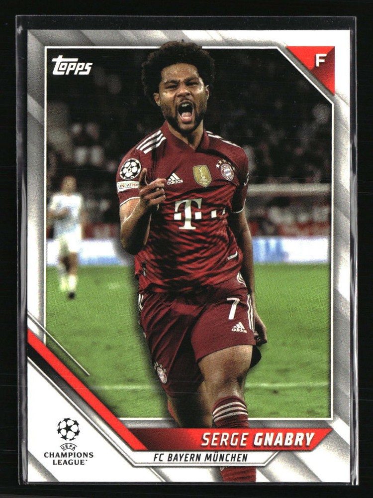 Serge Gnabry 2021 Topps UEFA Champions League #163 Soccer Card