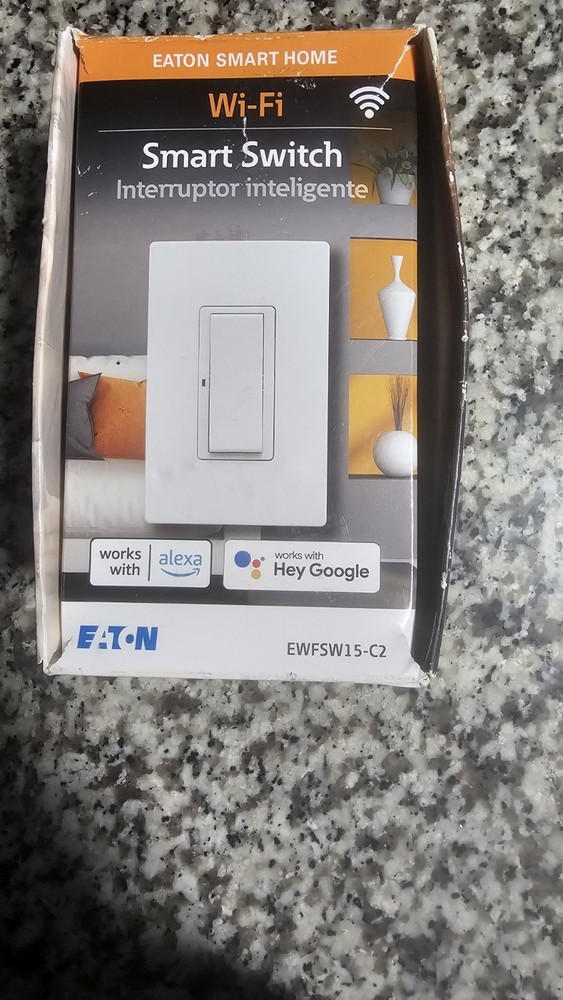Eaton WiFi Smart Switch Works with Alexa Google Home Smart Lighting
