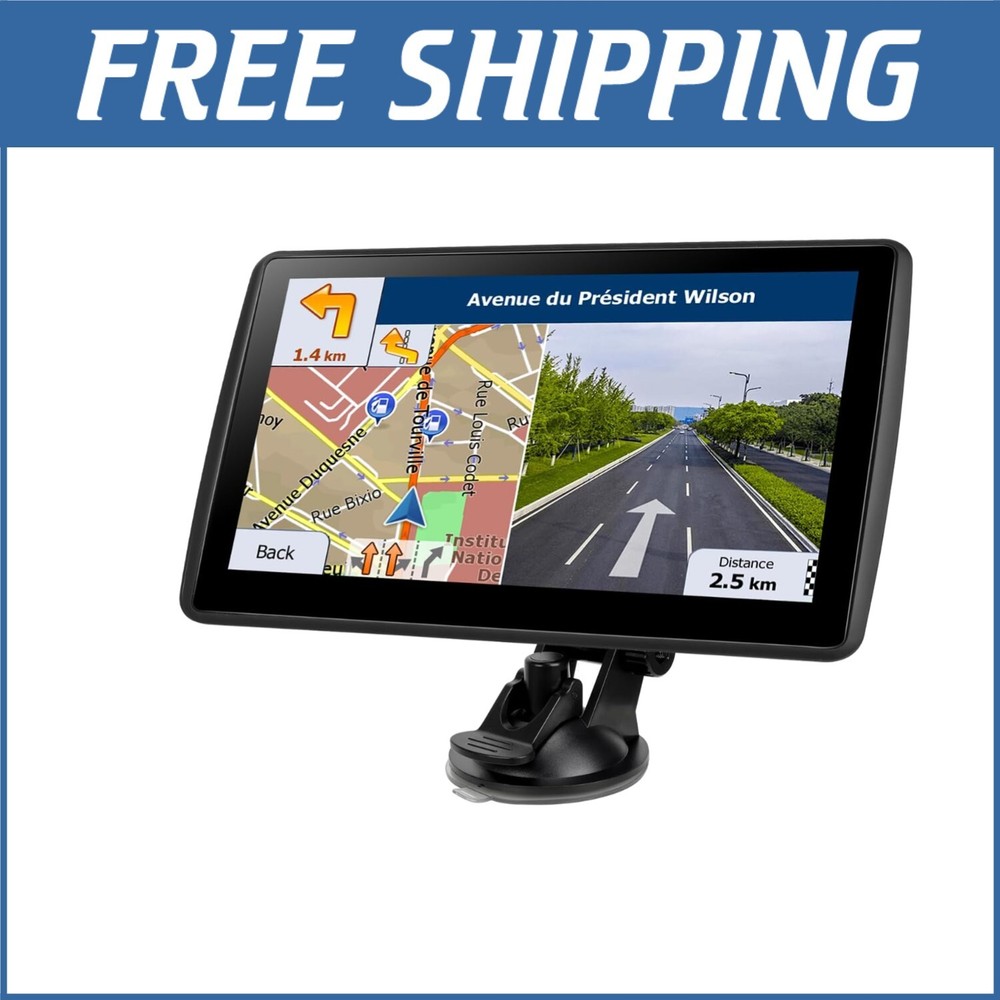 Voice Command 7-Inch GPS Navigator for Cars, Trucks, Feature-Rich & Lightweight-image