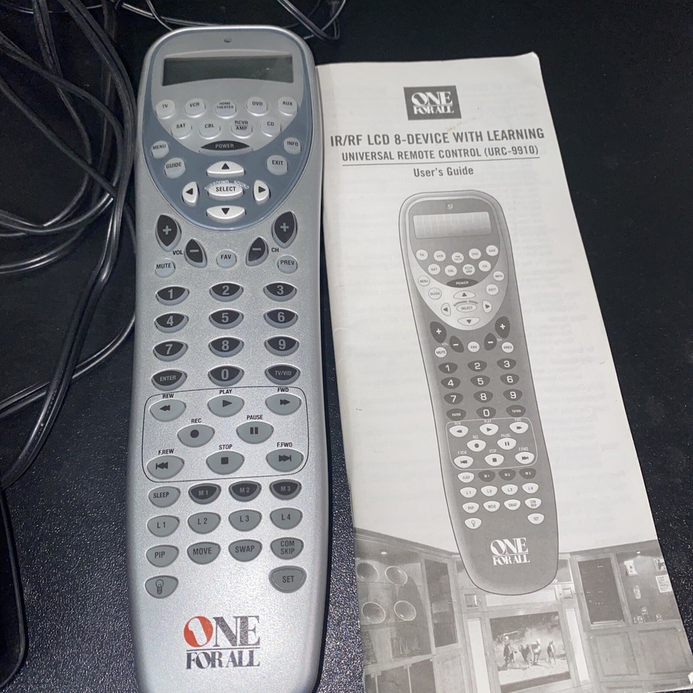 One For All URC9910B00 Universal Remote Control for Easy Learning
