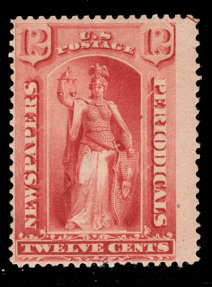 MOMEN: US STAMPS #PR63 RED NEWSPAPER MINT OG H LOT #80791*
