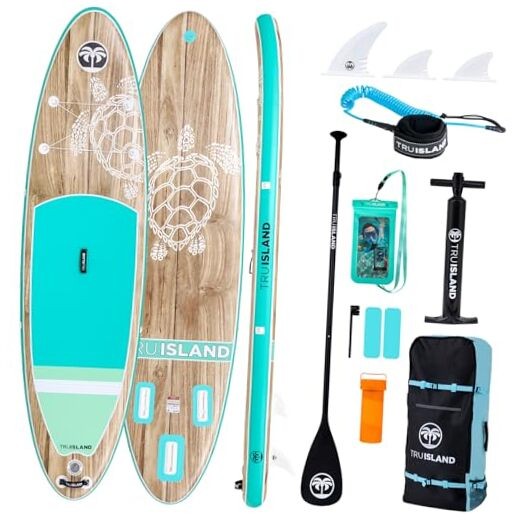 TRUISLAND Inflatable Stand Up Paddle Board with Backpack