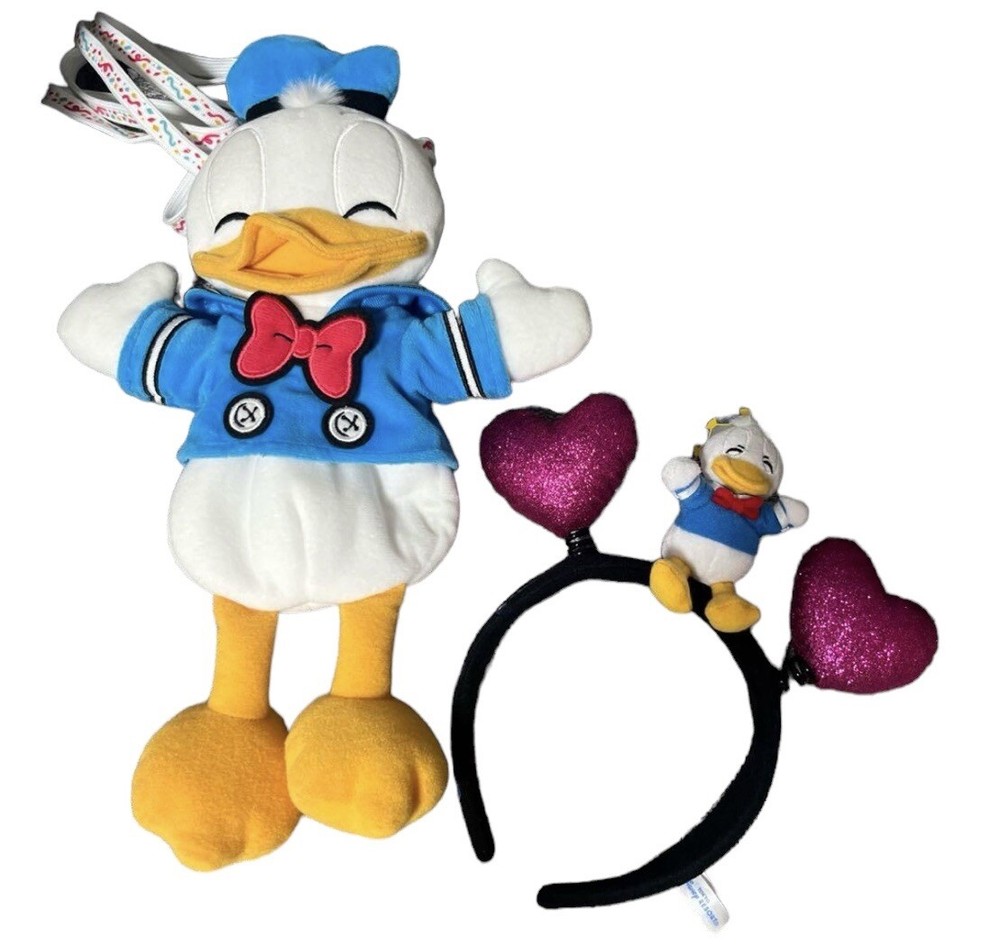 Tokyo Disney Donald Duck Quacky Duck City Palpalooza Headband Ears with Shoulder Bag-image