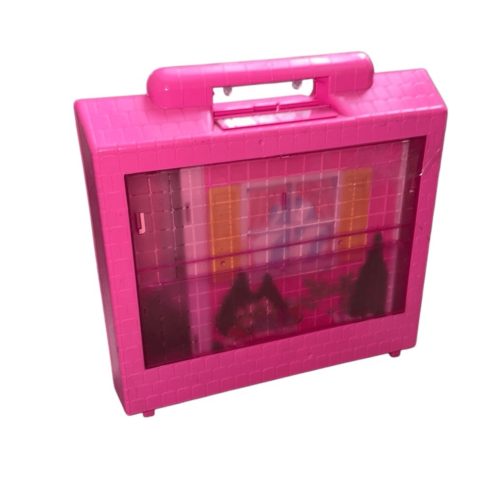 Barbie Fold 'n Fun Doll House w/ Furniture & Accessories, 1992 Mattel