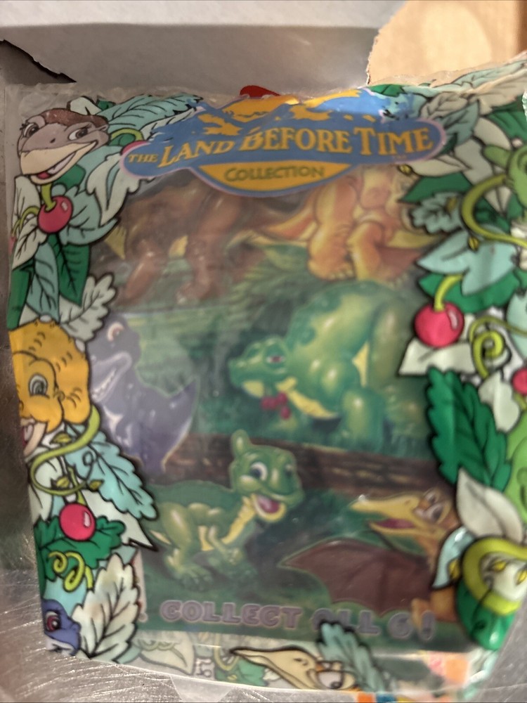 Burger King 1997 Land Before Time Chomper Wind Up Toy NIB Vintage Kids Club