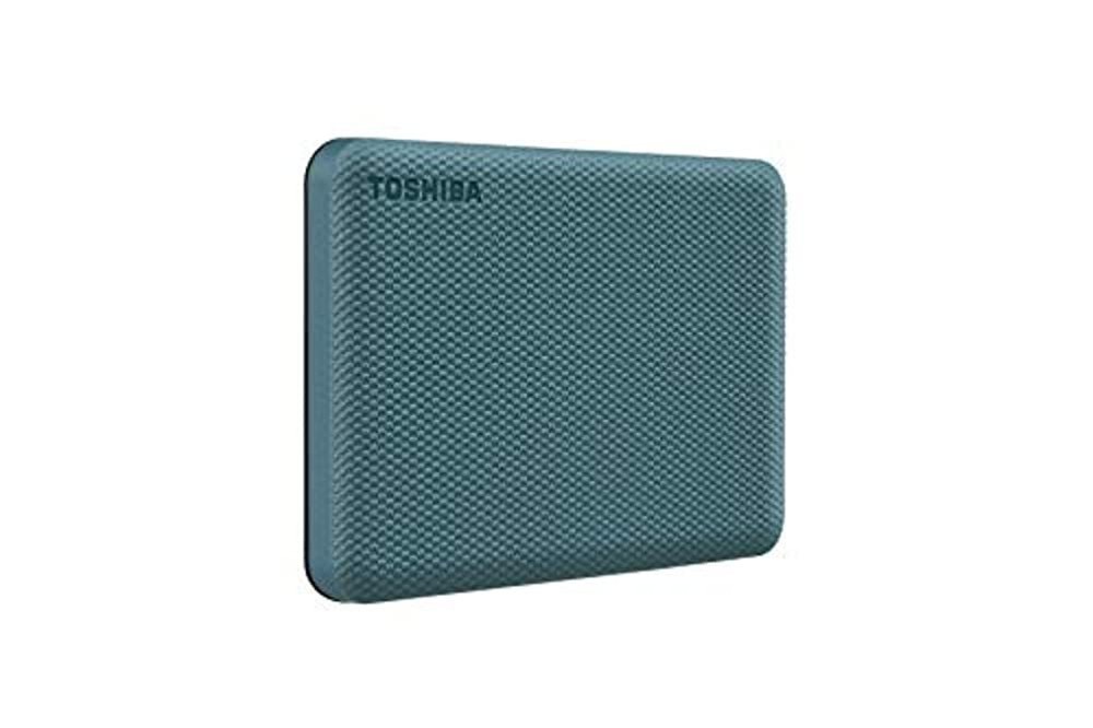 2TB Green External Hard Drive with Auto Backup and Password Protection-image