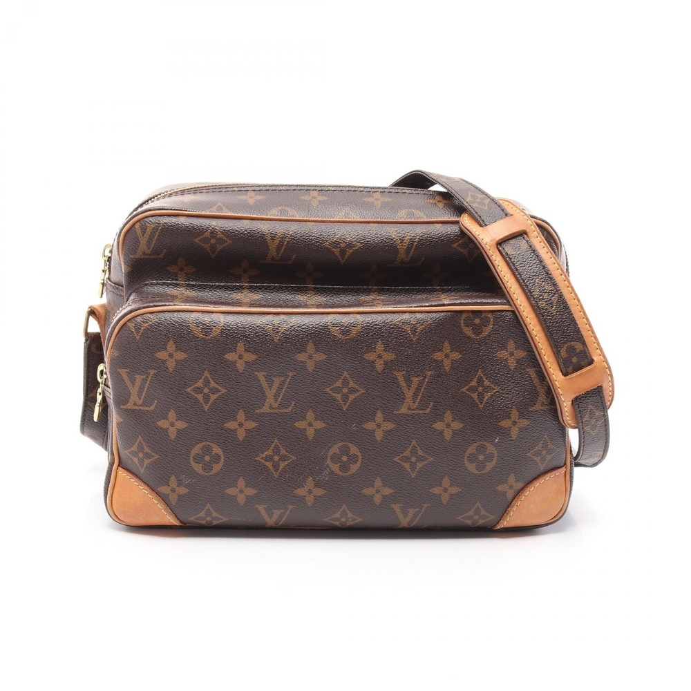 LOUIS VUITTON Nile Shoulder Bag M45244 Monogram canvas leather Used crossbody LV