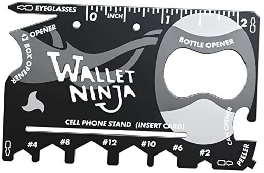 8-in-1 Credit Card Multitool with Bottle Opener & Can Opener-image