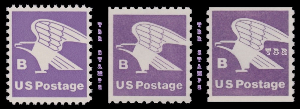 B Rate USPS Eagle 1818-20 Rate Change 1981 Set of 3 MNH Stamps - Buy Now-image