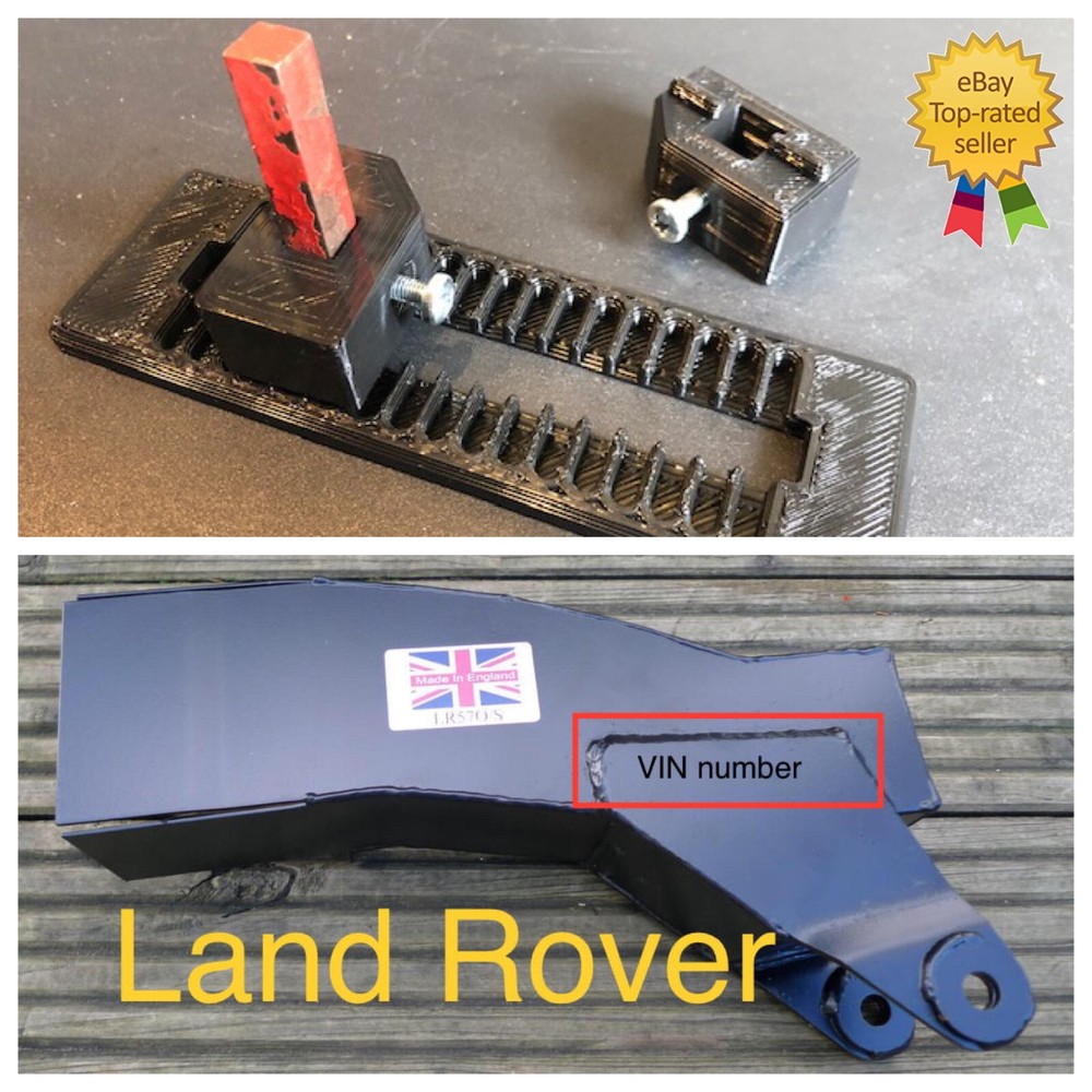 Magnetic Jig Number Letter Stamp Punch Guide 10-13mm Vin Chassis -For Land Rover