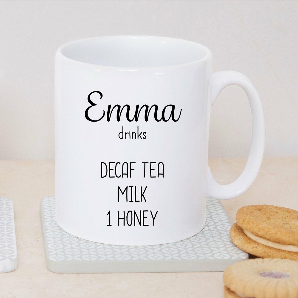 Personalised Hot Drink Work Office Colleague Ceramic Mug Cup Office Mug Gift