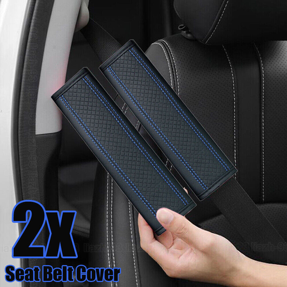 Universal Blue Car Seat Belt Cover Shoulder Pad Strap Protector Car Accessories