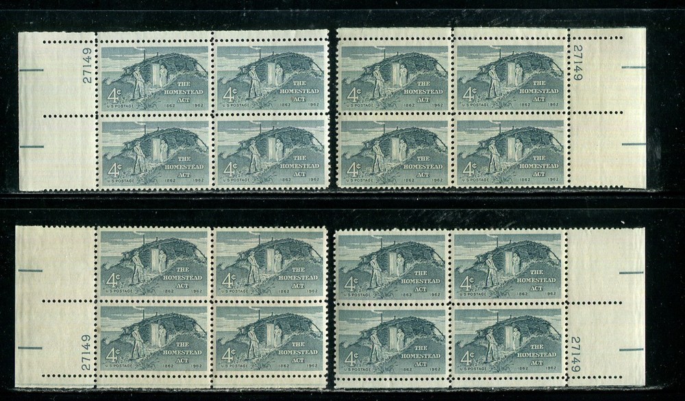 US 4c Homestead Act MNH Plate Block #1198 Stamp 27149 1m625