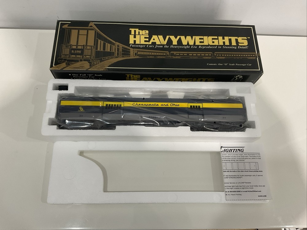 5 PACK VHTF NIB Chesapeake & Ohio Heavyweight Passenger Cars PRISTINE BUY NOW!-image