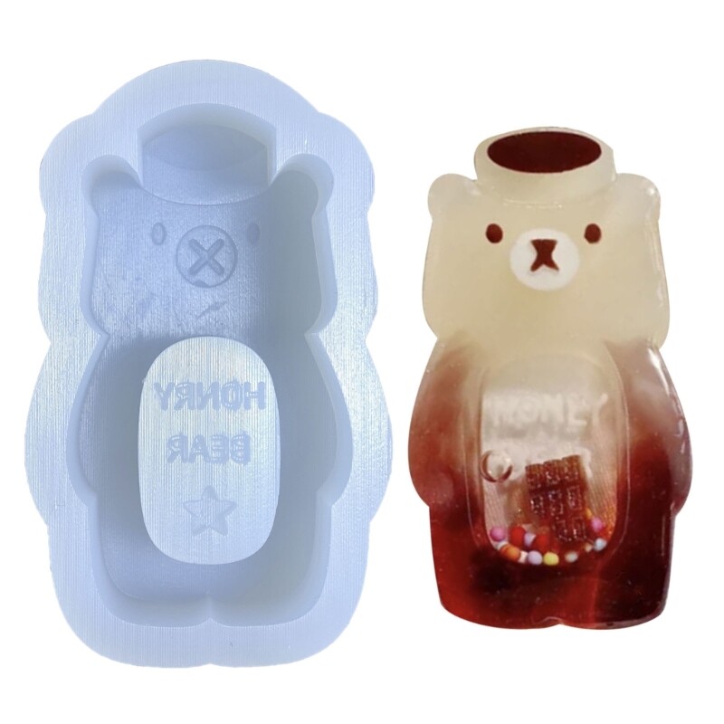 Resin Shaker Mold for DIY Keychains with Quicksand Effect Epoxy Casting