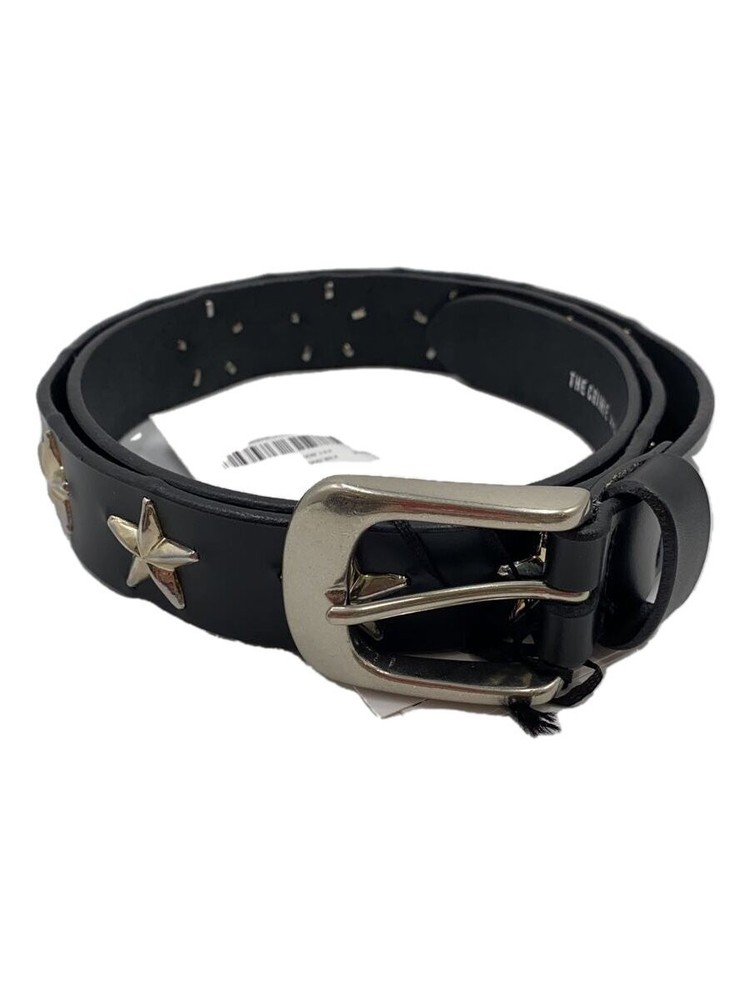 Black Leather Crimie Belt for Men - Cra1-Wba1-Bl-02 Style