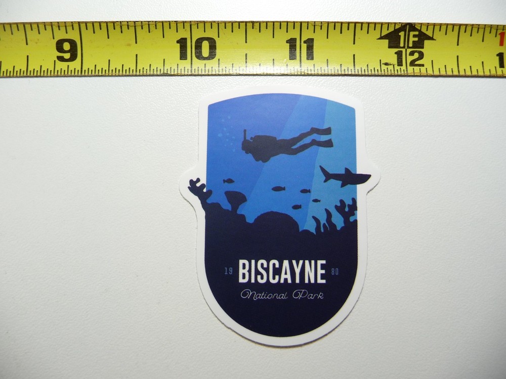BISCAYNE NATIONAL PARK FLORIDA DECAL STICKER HIKING CAMPING NATURE OUTDOORS