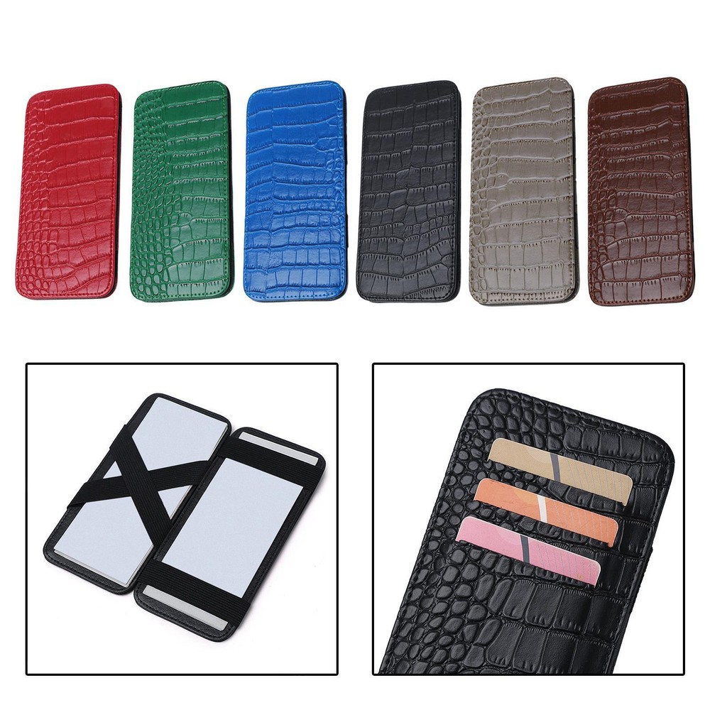 Slim PU Credit Card Holder with ID Slot for Travel - Compact Wallet for Men & Women  -image