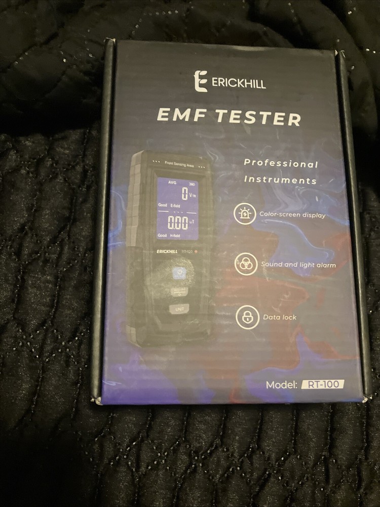 Erickhill Rechargeable EMF Tester Electromagnetic Radiation Tester