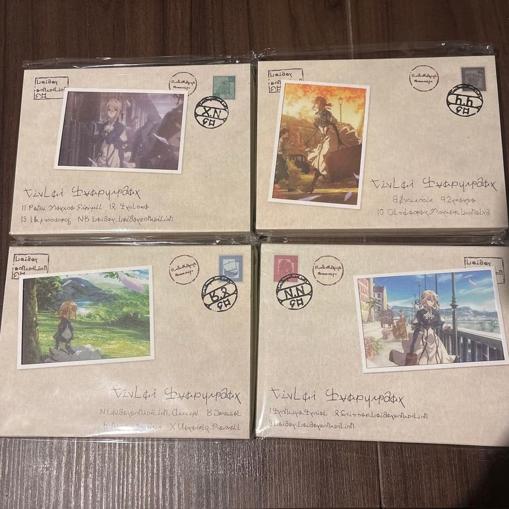 Violet Evergarden Blu-ray Box Complete Set vol.1-4 First Limited Used