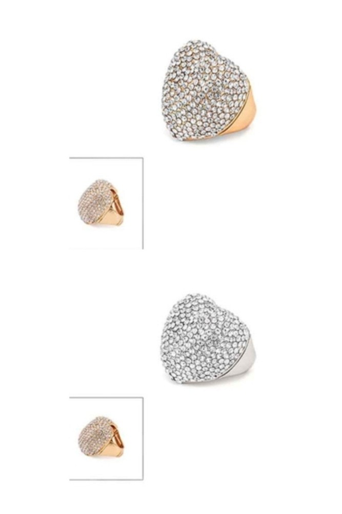 Heart-Shaped Stone Ring for a Romantic Touch