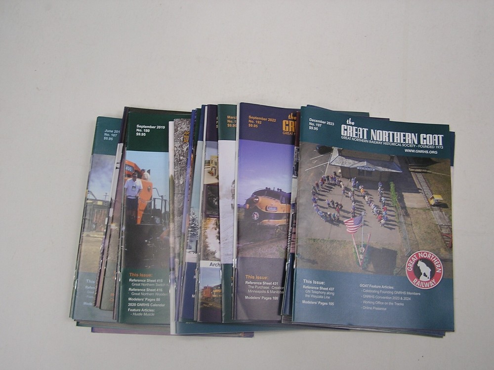 9/2013 to 12/23 Great Northern Railway Historical Society Goat Magazine