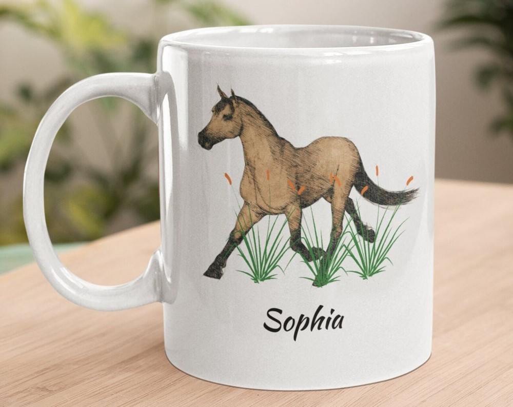 Elegant Horse Coffee Mug – Perfect Gift for Women & Girls
