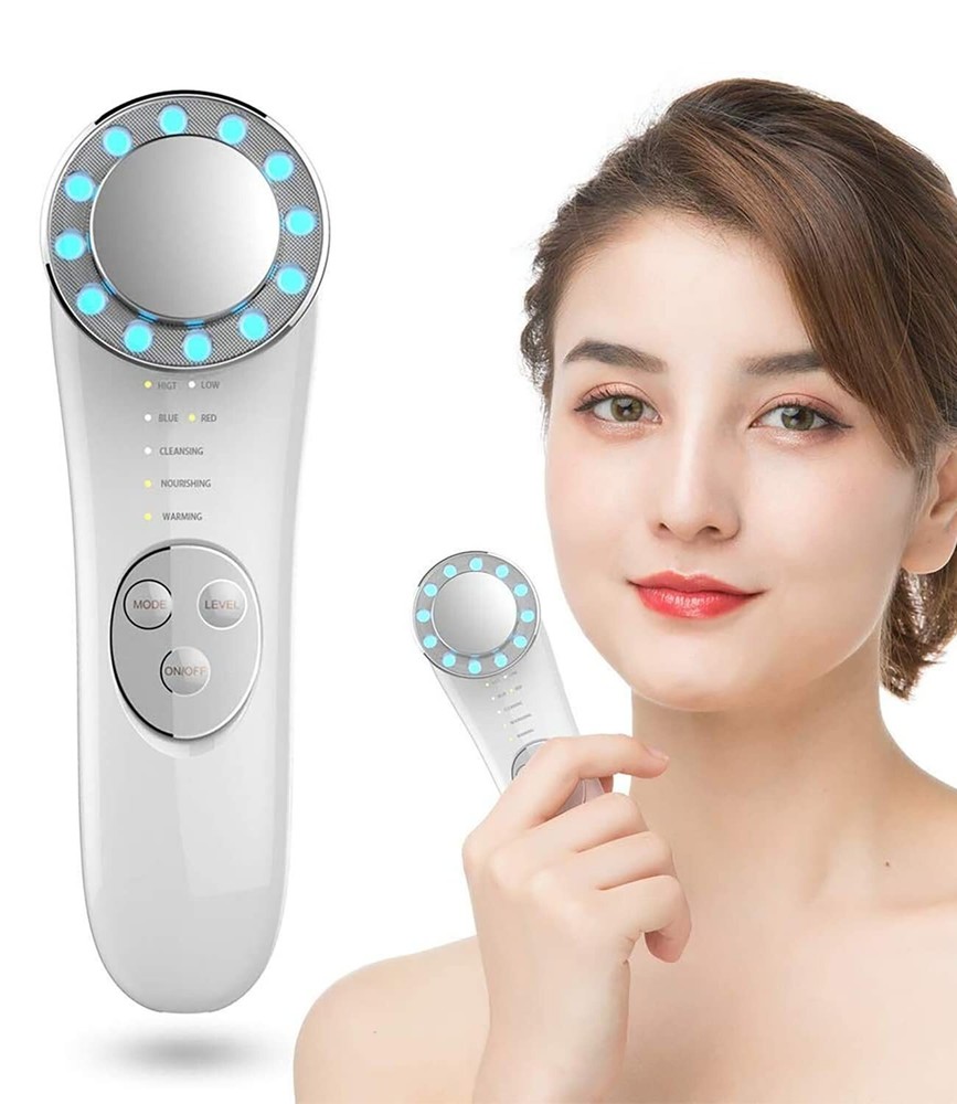 7-in-1 Galvanic Facial Massager for Skin Care & Face Lifting