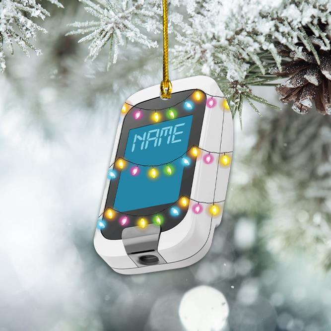 Portable Pulse Oximetry Christmas Ornament  Medical Machine Ornament Doctor Gift