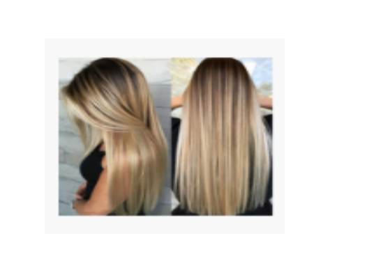 26-inch Blonde Ombre Synthetic Lace Front Wig