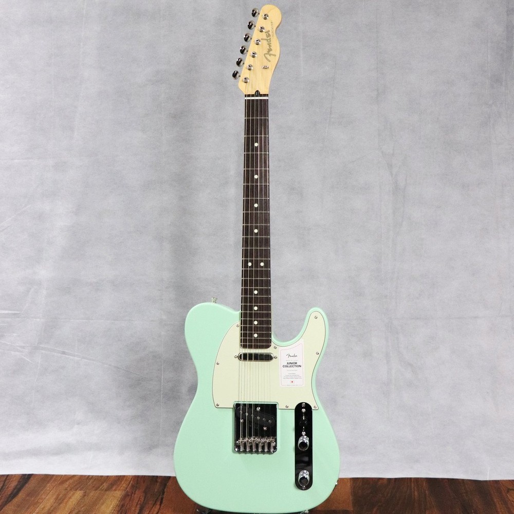 Fender MIJ Junior Collection Telecaster Rosewood Fingerboard Satin Surf Green