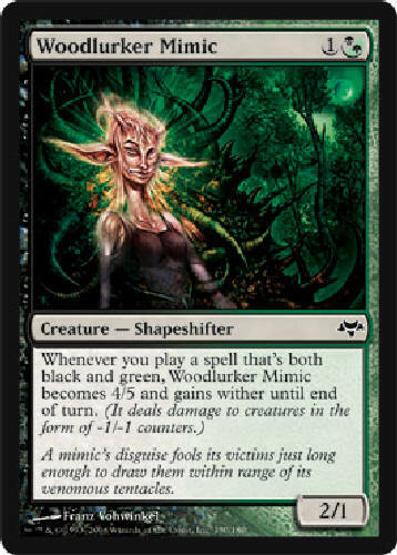 Woodlurker Mimic X4 Eventide MTG Magic the Gathering Card Playset