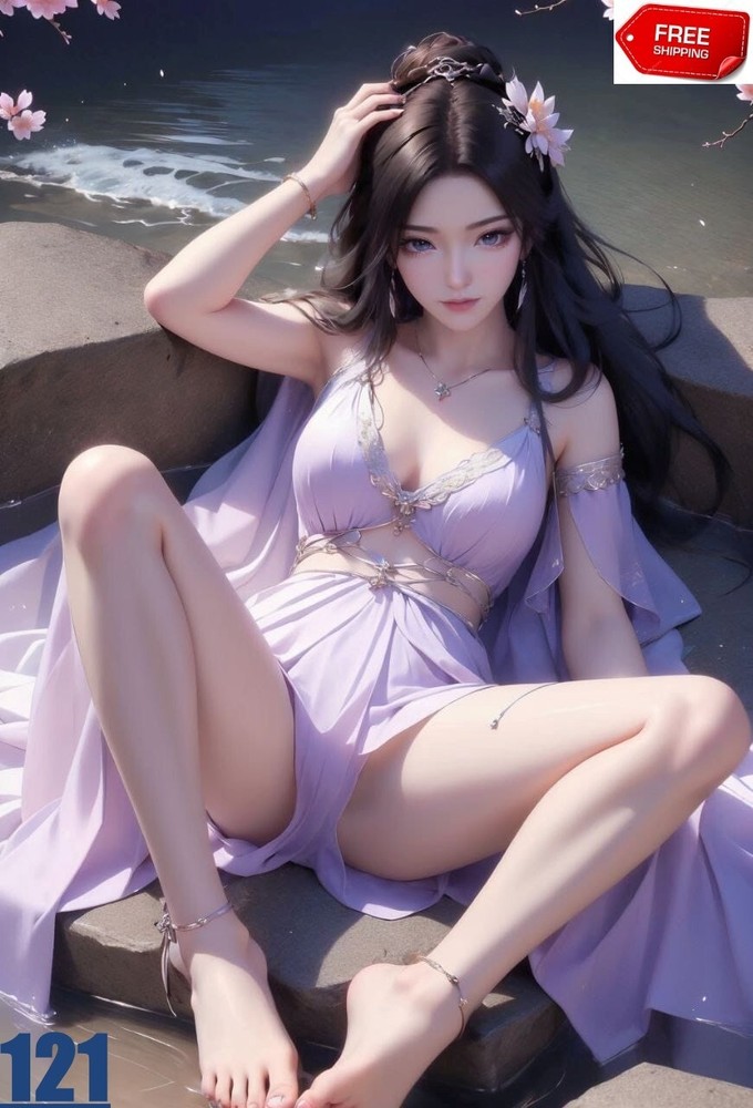 AI Digital Art Desktop Background - Chinese Girl Portrait by samithaba78 A12-image