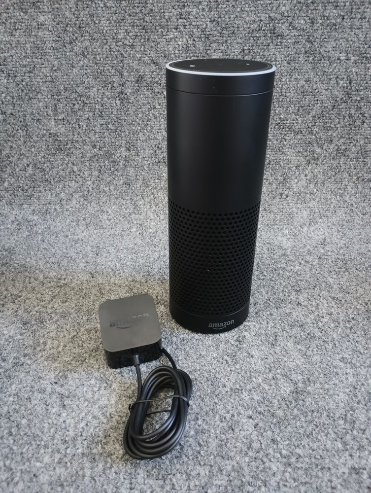 Amazon Echo SK705DI 1stGen Black Bluetooth Voice Search Smart Speaker