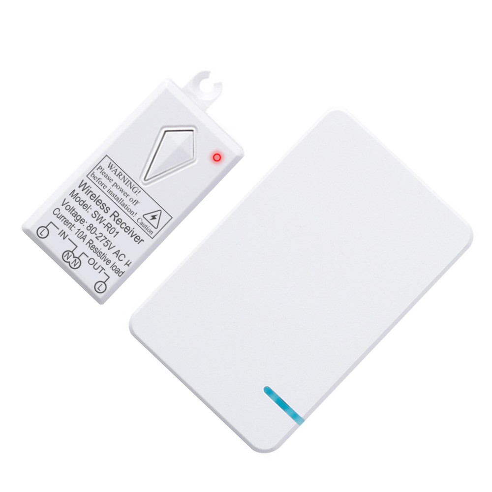 Wireless Light Switch W/ Receiver For LED Lamp ON/OFF RF Remote Control DIY Kit