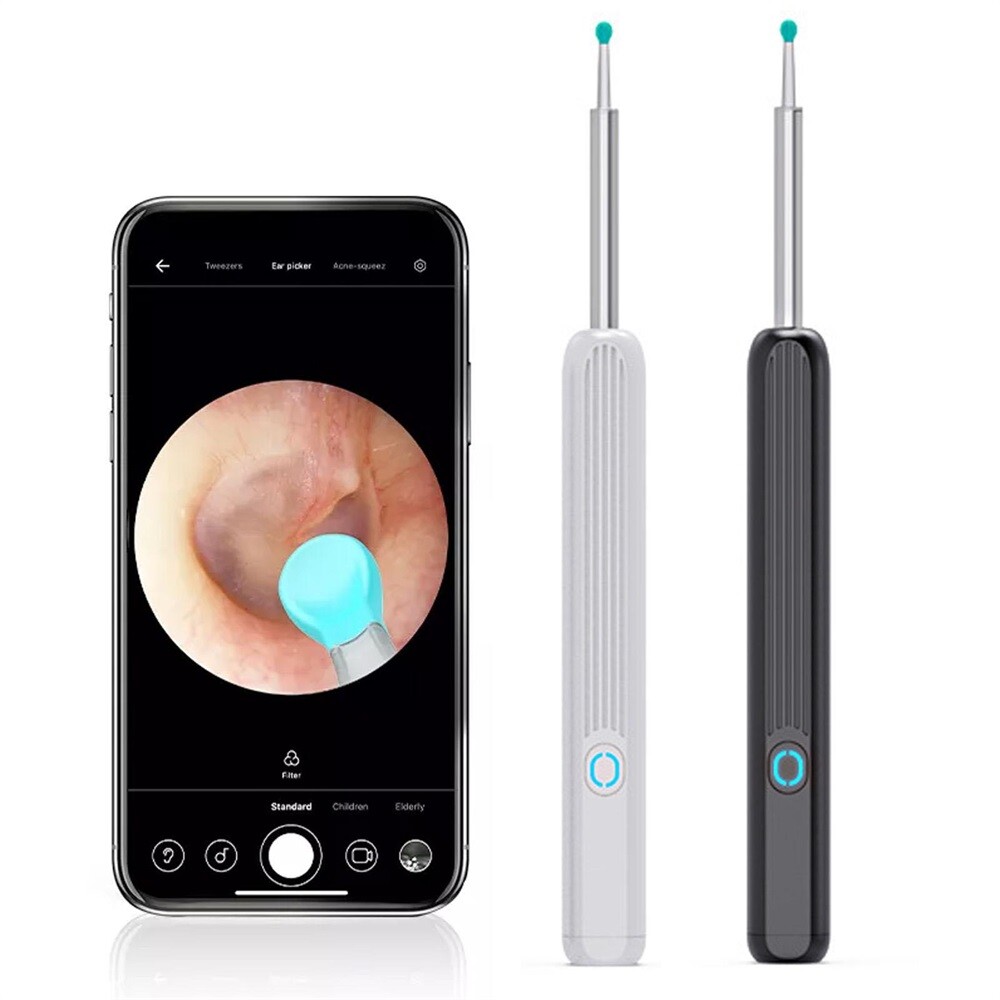 Visual Ear Cleaner Scoop set Ear Wax Removal Sticks Wireless Endoscope Camera-image