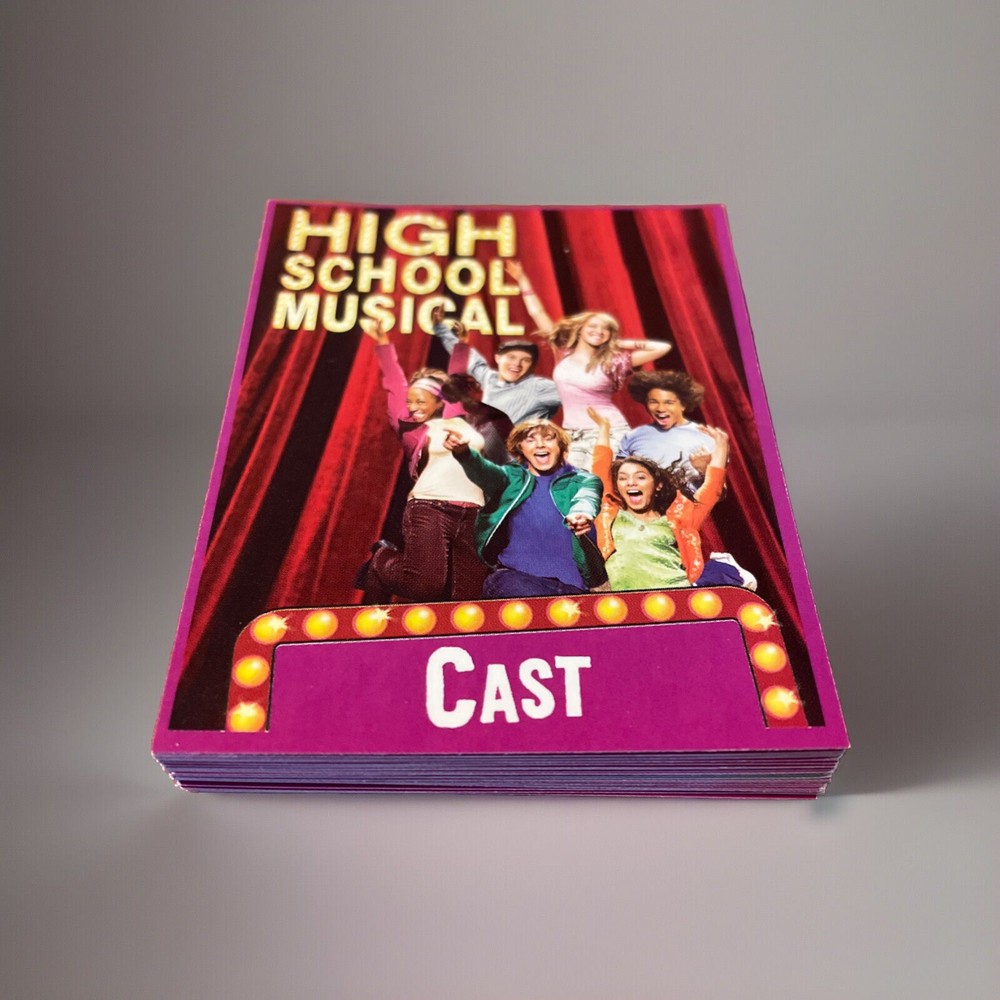 High School Musical Get Cha Head In The Game Replacement Cast Cards Set
