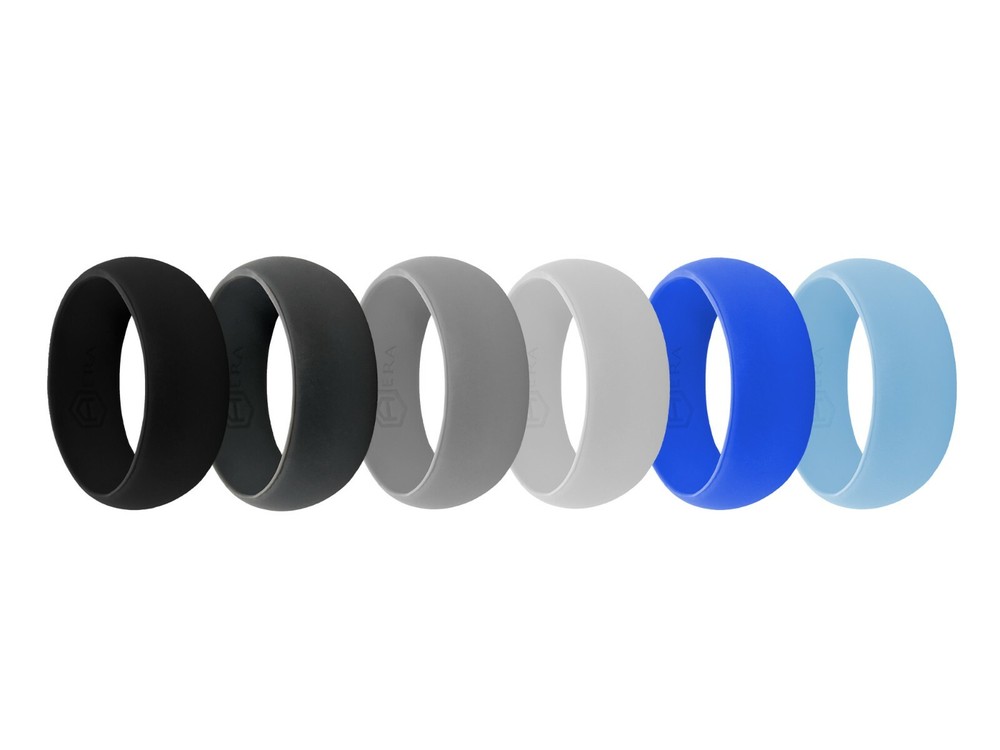 Hypoallergenic Rubber Silicone Wedding Band for Men Size 12