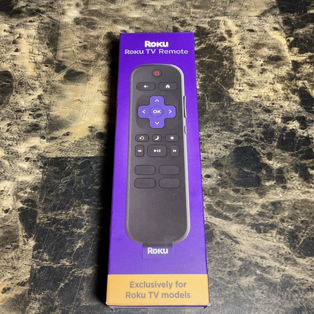 Official Roku TV Remote Control with Dedicated TV Power and Volume Buttons  