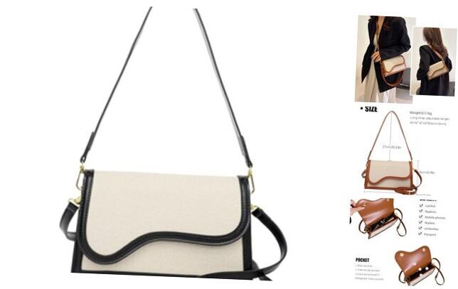 Crossbody Bags for Women Trendy - Small Cross Body Purse Shoulder T054-black