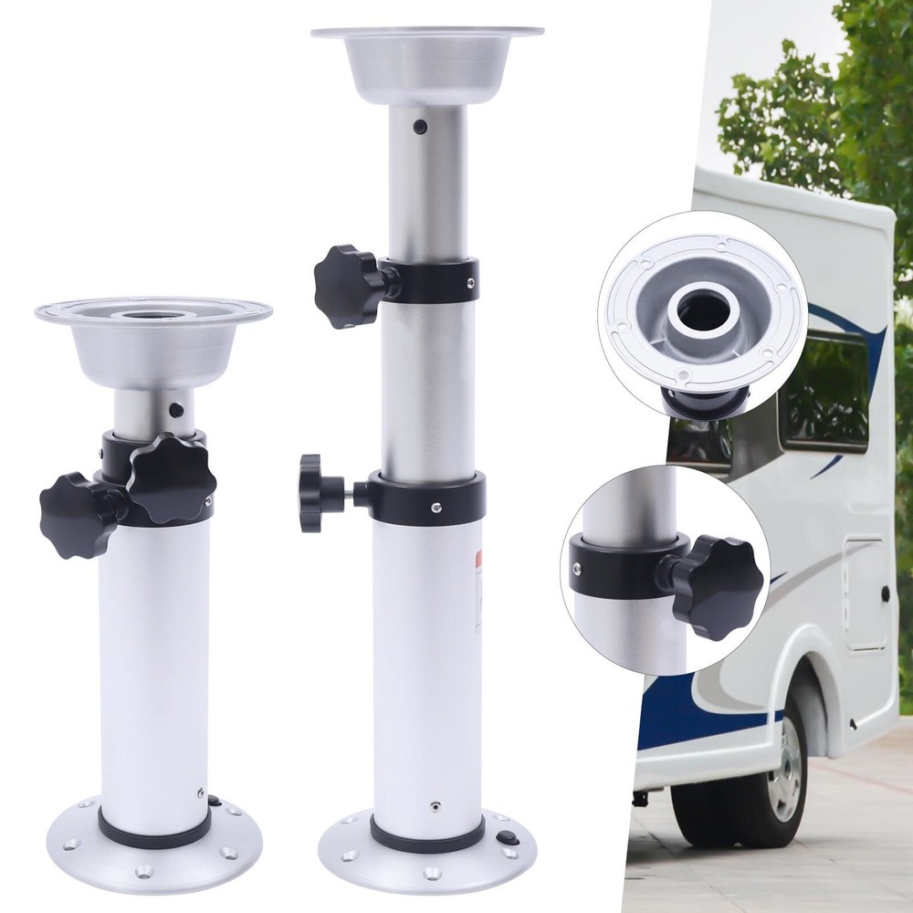 Pedestal Stand Pedestal Table Base Adjustable Height Table Leg Fit RV Boat Yacht