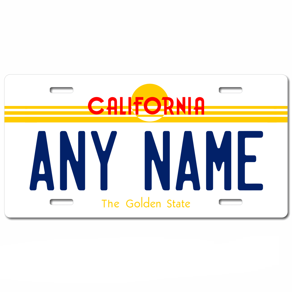 Custom California Bike & Car License Plate - Version 2-image